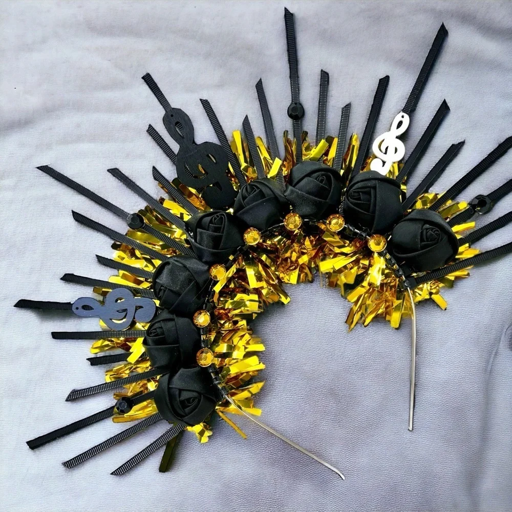 Unique Jazz Fest Headpiece – New One-of-a-Kind Music-Inspired Accessory!